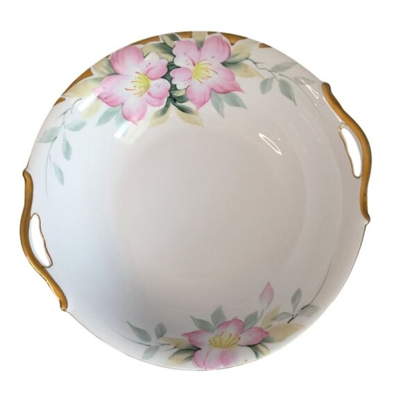 Noritake Azalea Porcelain 2 Bowls open Handles green M mark - Picture 5 of 16